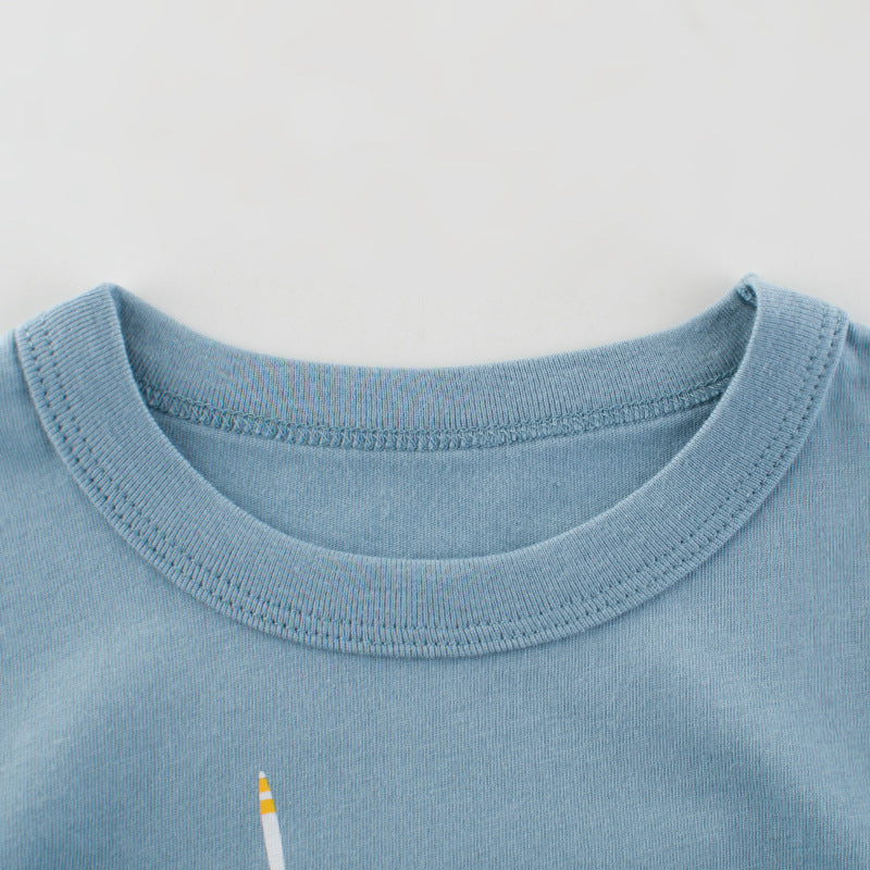 Camiseta de manga corta para niños