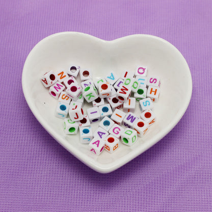 Acrylic English alphabet beads