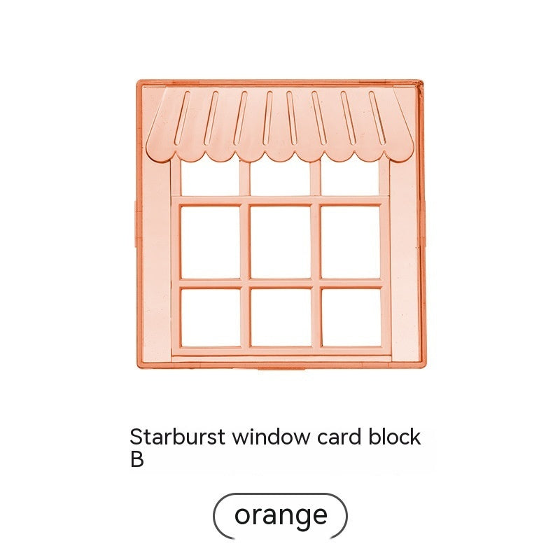 Color Window Asterism Magnetic Building Blocks Assembly