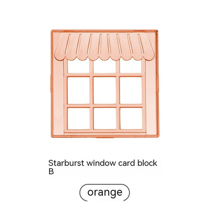Color Window Asterism Magnetic Building Blocks Assembly