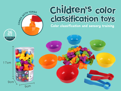 Rainbow Counting Dinosaurs Early Education Cognitive Montessori Early Education