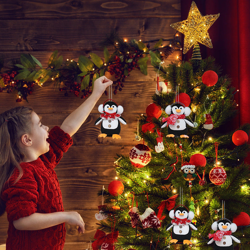 New Christmas Decorations Penguin Little Doll