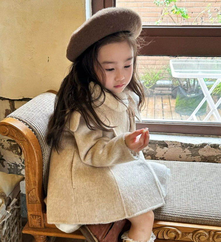 Retro Wool Double-sided Cashmere Girl Coat
