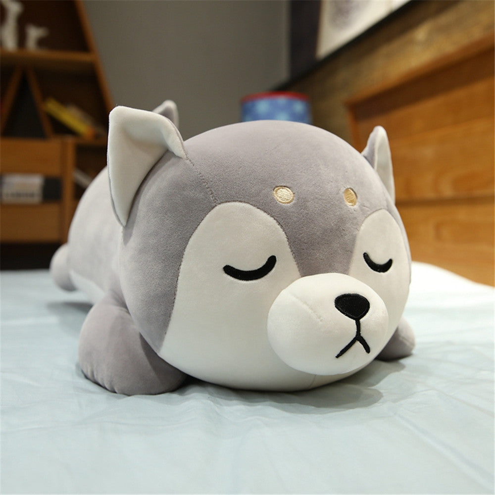 Cute Down Cotton Husky Plush Toys Chai Dog Doll