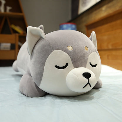 Cute Down Cotton Husky Plush Toys Chai Dog Doll