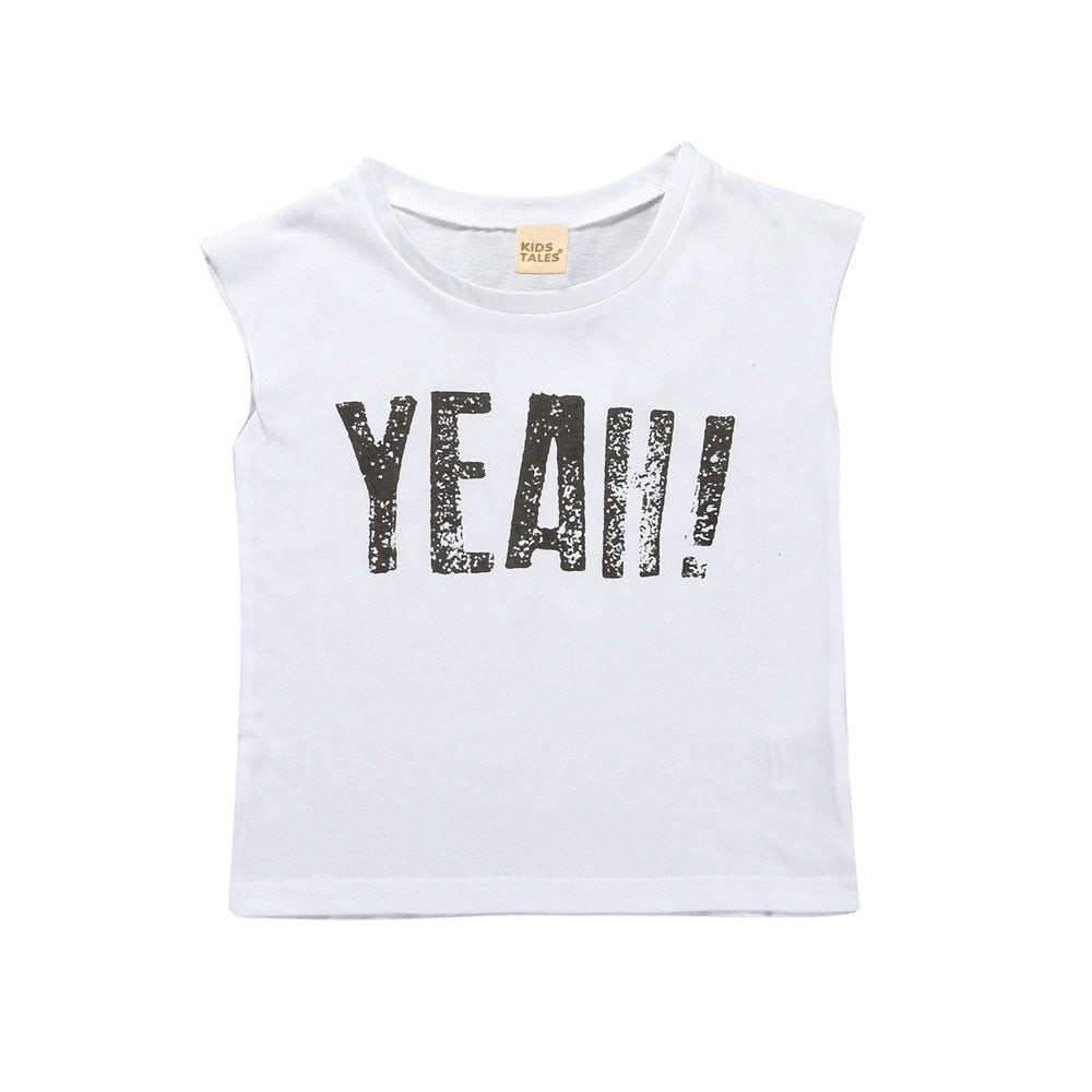 T-shirt sans manches pour enfant