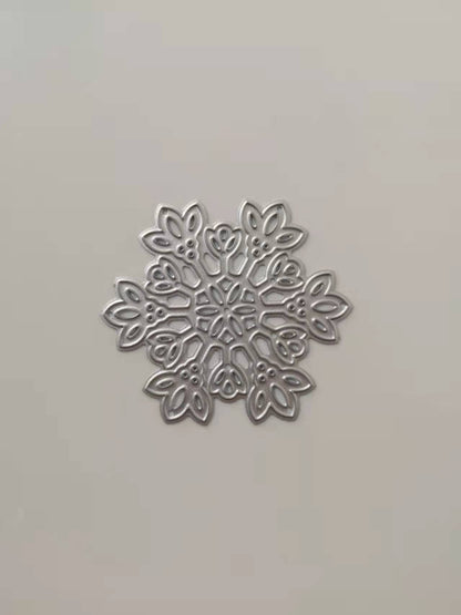 3 Style Of Snowflake And Sentiment Quotes Cutting Die For Christmas