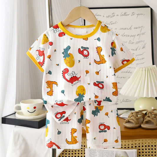 Children's Short-sleeved Shorts Suit