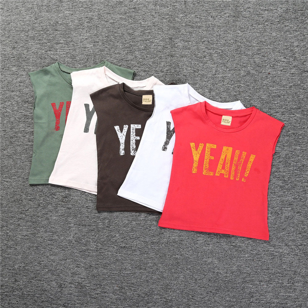 T-shirt sans manches pour enfant