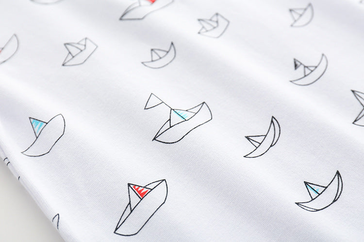 Camiseta polo de manga corta con solapa para niños