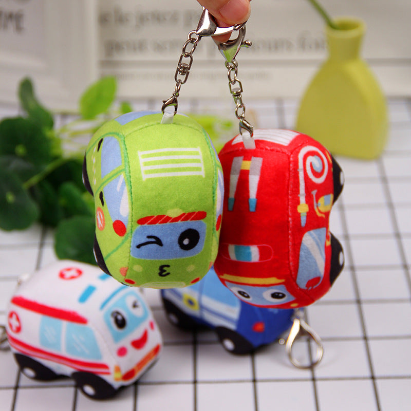 Children's Cognitive Simulation Toy Car Plush Doll