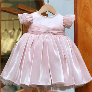 Spring Children Puffy Gauze Princess Dress