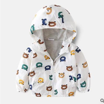 Veste décontractée à capuche pour garçon
