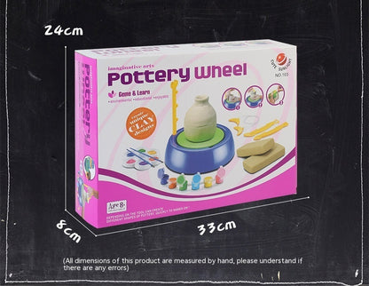 Children's Potter's Wheel Electric Toy Drawing Blank Pottery Clay Machine