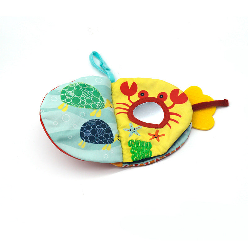 Puzzle baby cartoon little fish cloth book doll
