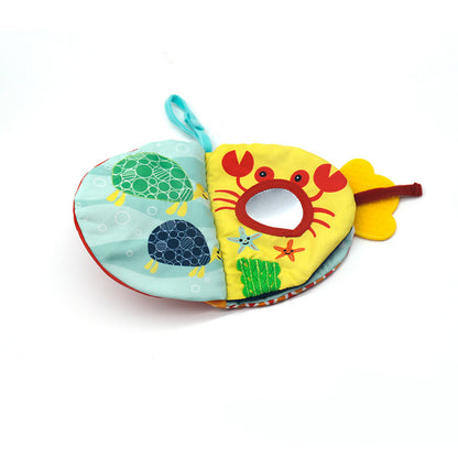 Puzzle baby cartoon little fish cloth book doll