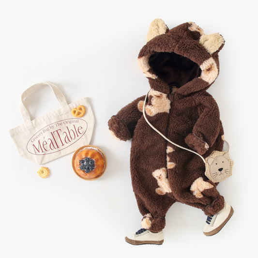 Vêtements pour bébé avec motif petit ours pour nouveau-nés garçons et filles