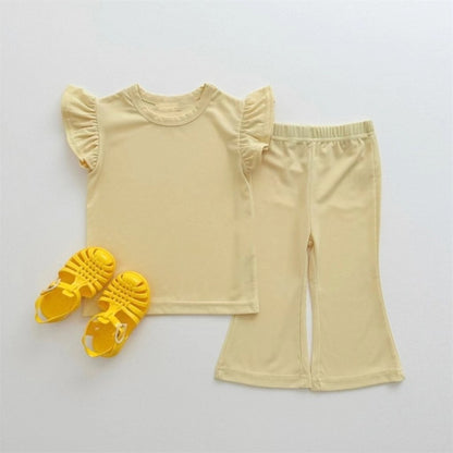 Girls' Simple Cute Wild Suit Fashion