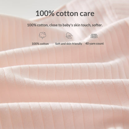 Pure Cotton Boneless Long-sleeve Baby Onesie