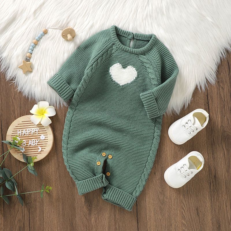Baby Heart Trendy Casual Jumpsuit Romper