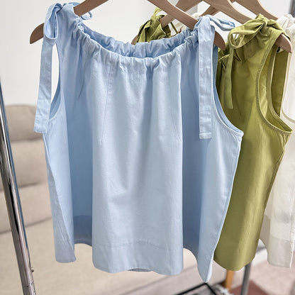 Stylish And Chic Doll-style Vest Shirt
