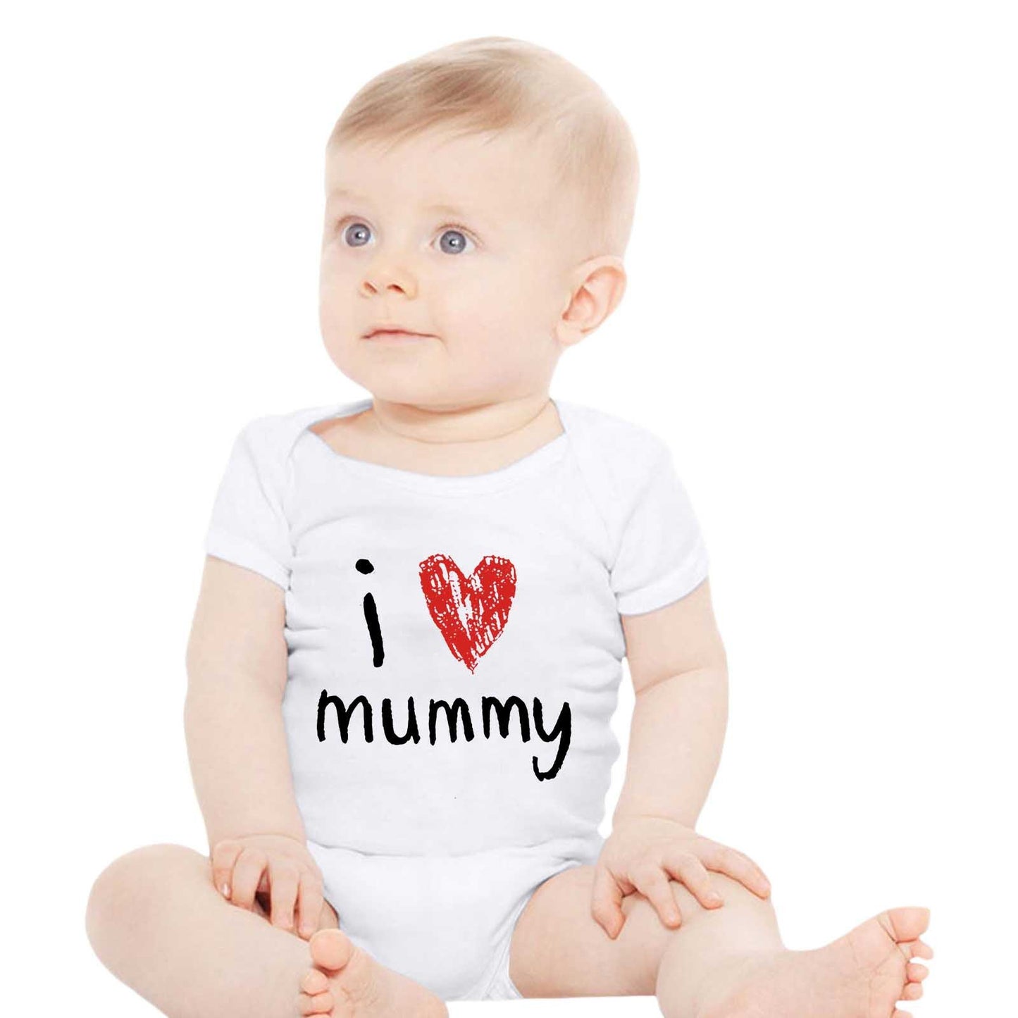 English Letter Printed Cotton Baby Romper