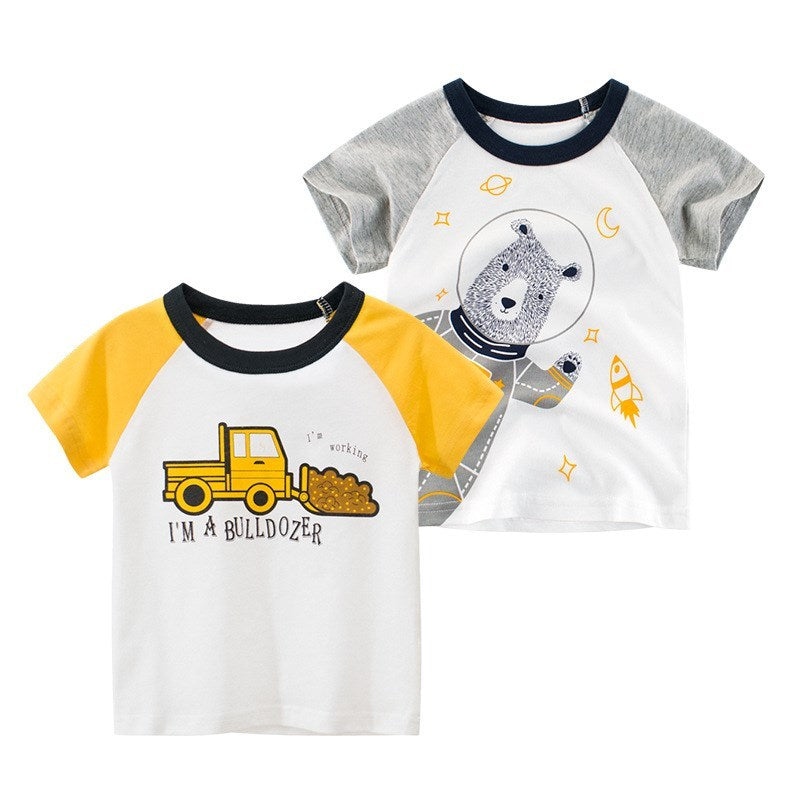 Camiseta de manga corta para niños