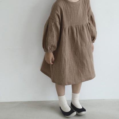 Lantern long sleeve princess dress