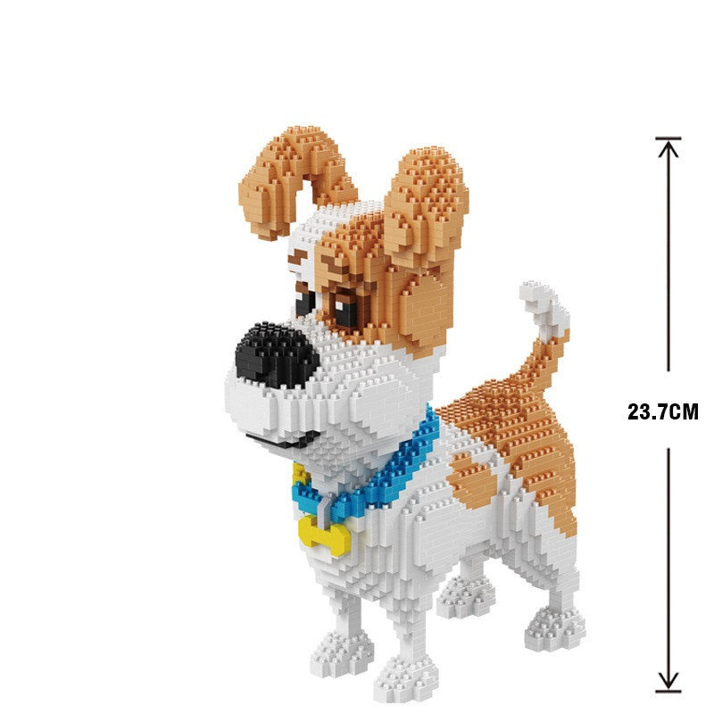 Pet dog small particle block