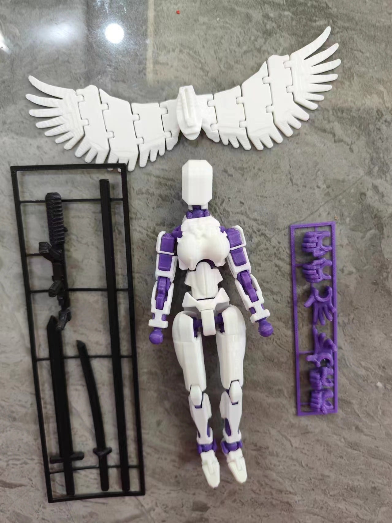 Lucky Puppet Joint Movable 3D Printing Doll Angel Toy