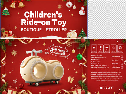 Children's Simplicity Household Sliding Pedal-free Luge Toy