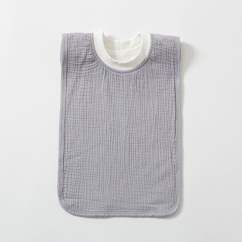 Bavette-serviette pour enfants grand format anti-taches