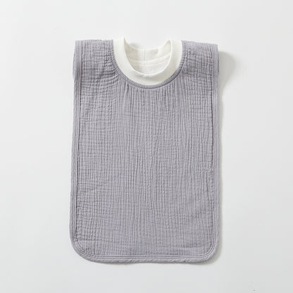 Bavette-serviette pour enfants grand format anti-taches