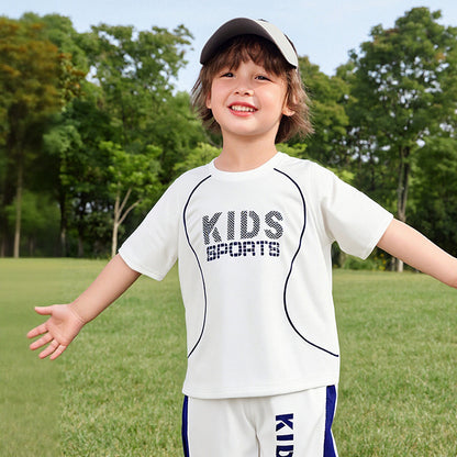 Children Short-sleeved Uniform Sportswear Set