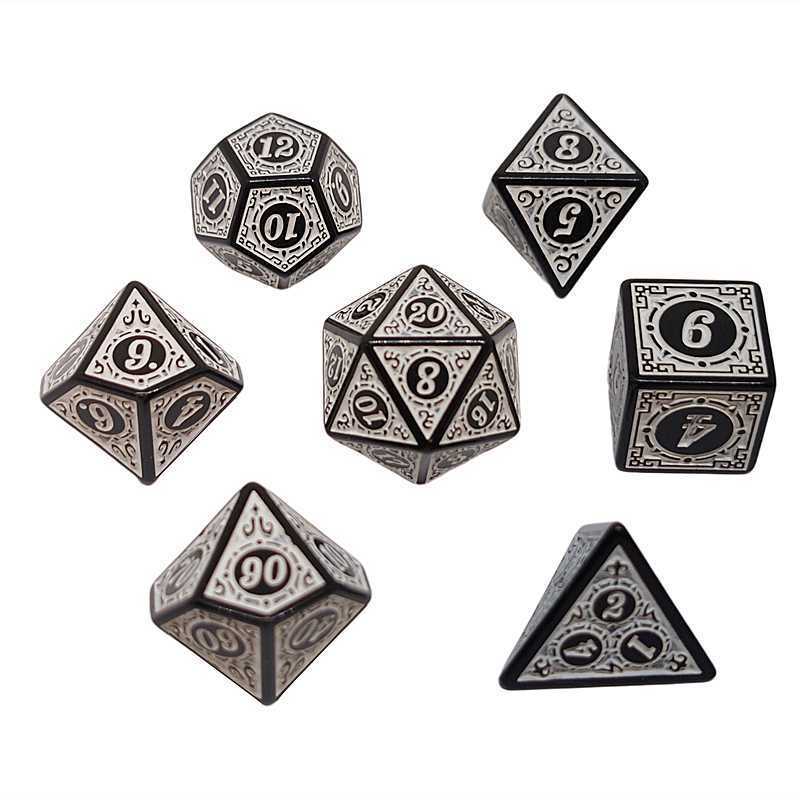 Pattern Multi-faceted Digital Dice Running Group Board Game Accessories Props