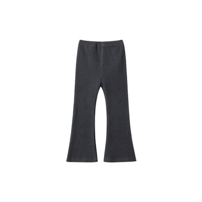 Legging uni polyvalent, décontracté et élégant pour petites filles