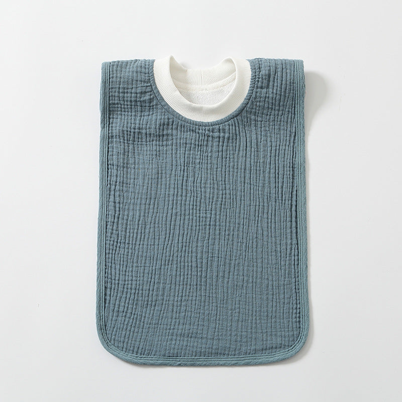 Bavette-serviette pour enfants grand format anti-taches