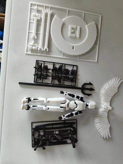 Lucky Puppet Joint Movable 3D Printing Doll Angel Toy