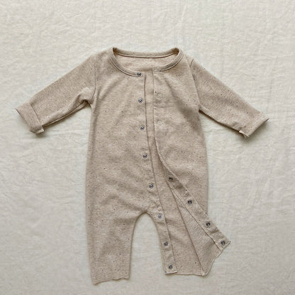 Rib Pit Stripe Autumn One-piece