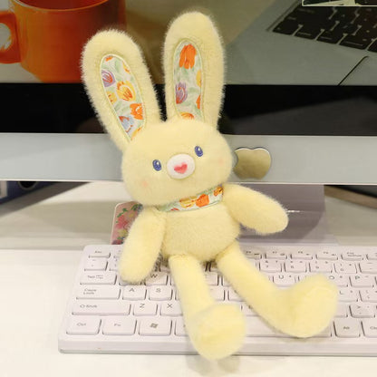 Dopamine-themed Bunny Toy For Your Backpack