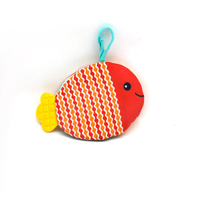 Puzzle baby cartoon little fish cloth book doll