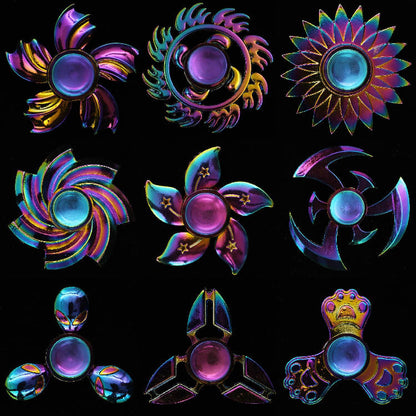 Zinc Alloy Electroplating Colorful Fingertip Top