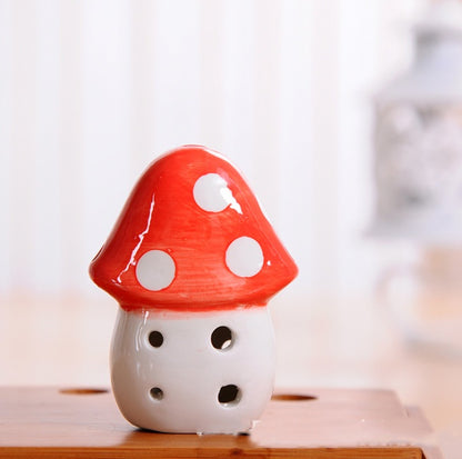 6-hole middle tone c-color little mushroom