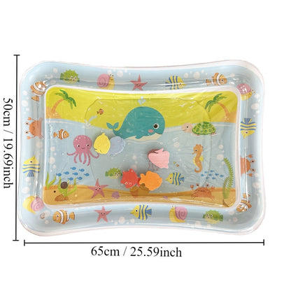 Children's Inflatable Marine Animal Racket Water Cushion Baby Crawling Racket Water Bag Racket Water Cushion Climbing Pad