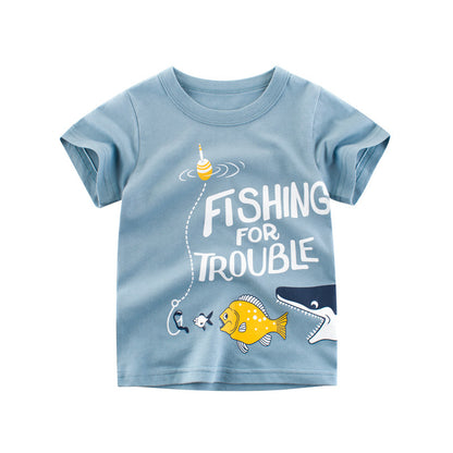 Camiseta de manga corta para niños