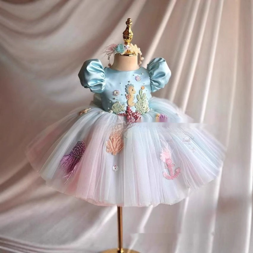 Girls FARCENT Design Princess Dress New Bubble Skirt