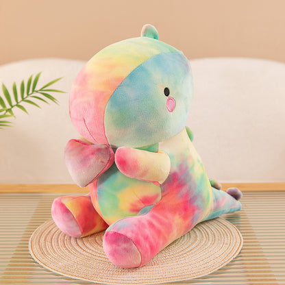 Dinosaur Plush Toy Girl Heart Pillow Doll