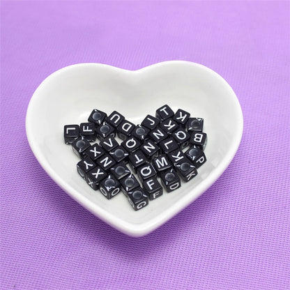 Acrylic English alphabet beads