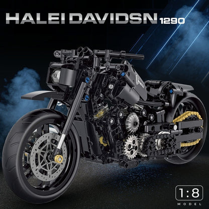 Building Blocks Motorcycle Toy Model Table Ornaments