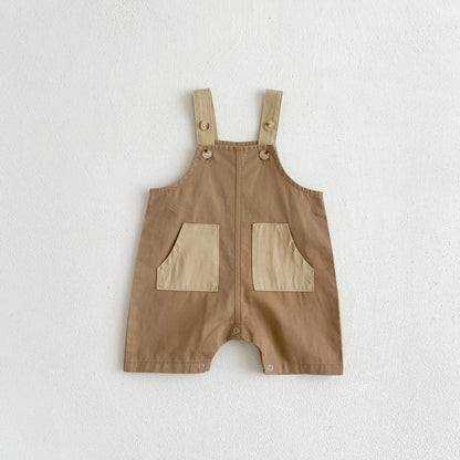 Summer Baby Cotton Strap Pants
